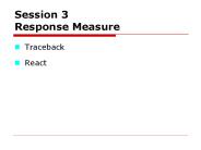 Session 3 Response Measure