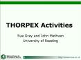 THORPEX Activities PowerPoint PPT Presentation