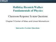 Halliday/Resnick/Walker Fundamentals of Physics