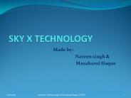 SKY X TECHNOLOGY