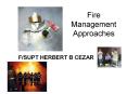 Fire Management Approaches PowerPoint PPT Presentation