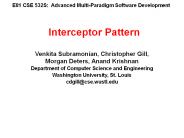 E81 CSE 532S: Advanced Multi-Paradigm Software Development
