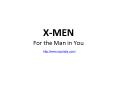 X-Men Corporate Gifts as Men's Grooming Kit PowerPoint PPT Presentation
