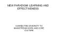NEW PARADIGM: LEARNING AND EFFECTIVENESS PowerPoint PPT Presentation
