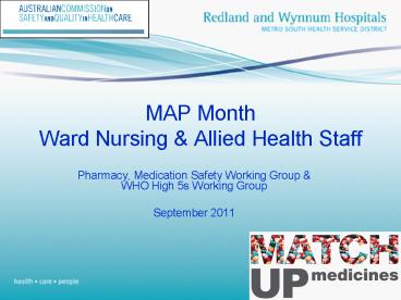 MAP Month Ward Nursing
