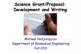 Science Grant/Proposal: Development and Writing PowerPoint PPT Presentation