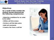 Module 3: Block 3 Call Management