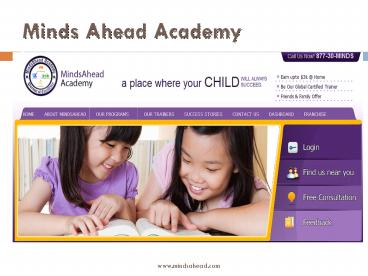 Mindsahead,Best Ttoring franchise opportunities  in usa