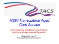 NSW Transcultural Aged PowerPoint PPT Presentation