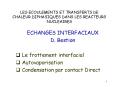 LES ECOULEMENTS ET TRANSFERTS DE CHALEUR DIPHASIQUES DANS LES REACTEURS NUCLEAIRES PowerPoint PPT Presentation
