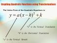 Graphing Quadratic Functions using Transformations PowerPoint PPT Presentation