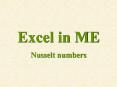 Excel in ME PowerPoint PPT Presentation