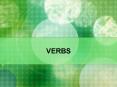 VERBS PowerPoint PPT Presentation