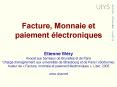 Facture, Monnaie et paiement  PowerPoint PPT Presentation