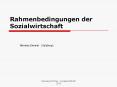 Rahmenbedingungen der Sozialwirtschaft PowerPoint PPT Presentation