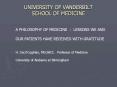 UNIVERSITY OF VANDERBILT SCHOOL OF MEDICINE PowerPoint PPT Presentation