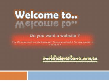 Web Design Company In Canberra