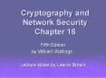 Cryptography and Network Security Chapter 16 PowerPoint PPT Presentation