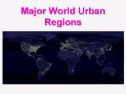 Major World Urban Regions