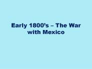 Early 1800