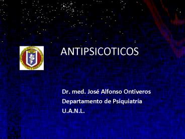 ANTIPSICOTICOS