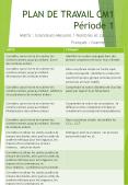 PLAN DE TRAVAIL CM1 P PowerPoint PPT Presentation