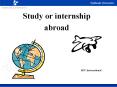 Study or internship PowerPoint PPT Presentation