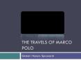 The Travels of Marco Polo PowerPoint PPT Presentation