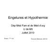 Engelures et Hypothermie PowerPoint PPT Presentation