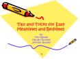 Tips and Tricks for Easy Mealtimes and Bedtimes PowerPoint PPT Presentation