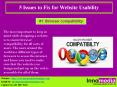 5 Issues to Fix for Website Usability PowerPoint PPT Presentation