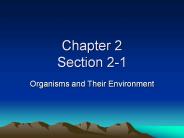 Chapter 2 Section 2-1