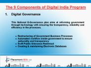 The 9 Sections of Cutting edge India Program