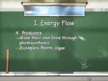 I. Energy Flow