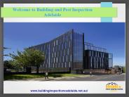 Building And Pest Inspection in Adelaide