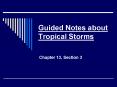 Guided Notes about Tropical Storms PowerPoint PPT Presentation