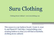 Clothing Stores Oakland - www.suruclothing.com (1)