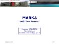 MARKA PowerPoint PPT Presentation