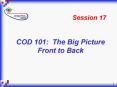 COD 101: The Big Picture Front to Back PowerPoint PPT Presentation