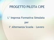 PROGETTO PILOTA CIPE