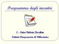 Programma degli incontri PowerPoint PPT Presentation