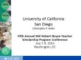 University of California San Diego Christopher P. Halter PowerPoint PPT Presentation