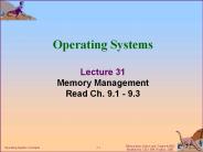 Module 7:  Process Synchronization