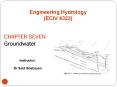 CHAPTER SEVEN Groundwater PowerPoint PPT Presentation