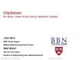 CitySense: An Open, Urban-Scale Sensor Network Testbed PowerPoint PPT Presentation