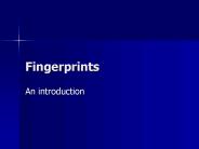Fingerprints
