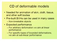 Deformable Collision Detection