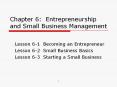 Chapter 6: Entrepreneurship and Small Business Management PowerPoint PPT Presentation
