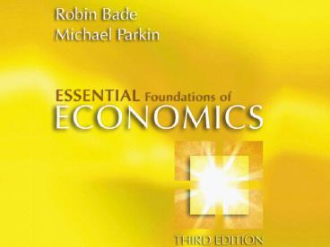 The U.S. and Global Economies