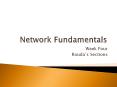 Network Fundamentals PowerPoint PPT Presentation
